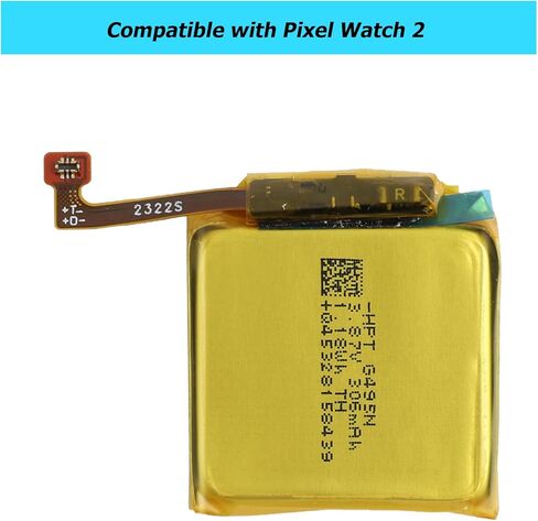 بطارية بديلة G495N جديدة متوافقة مع Google Pixel Watch 2 مع مجموعة الأدوات الفنية in Kuwait