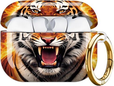 Compatible for AirPod Pro 3 Case,Shockproof Protection Cover with Keychain Wireless Charging,Personalized Hard Case for Women Girl 2025,American Flag Deer Forest in Kuwait