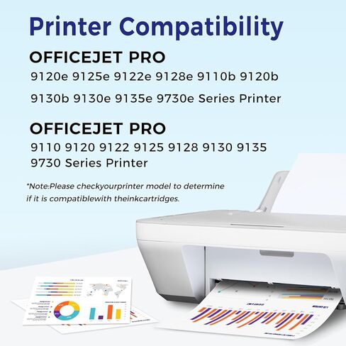 استبدال خراطيش الحبر 936e 936XL 936 لحزمة التحرير والسرد لخراطيش الحبر HP 936 لحبر HP936 مع طابعة OfficeJet Pro 9125e 9120e 9730e 9130 9135e 9122e 9128e 9110b 9120b 9130b 9130e (4 عبوات) in Kuwait