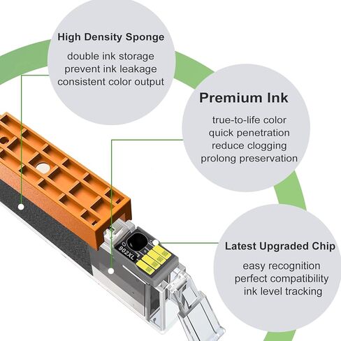خرطوشة حبر 902XL متوافقة مع Ankink 2 بديلة سوداء لطابعة HP 902 XL HP902XL متوافقة مع Officejet Pro 6978 6968 6970 6975 6960 6958 6950 6954 6961 6964 6966 in Kuwait