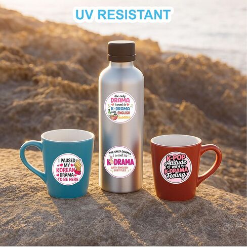 216 Pcs Funny Korean Music Sticker, Cute Korean Pop Music Fan Stickers, Korean Drama Lover Gift, Waterproof Uv Resistant Vinyl Decals for Laptop Tablet Planner Water Bottle Helmet in Kuwait