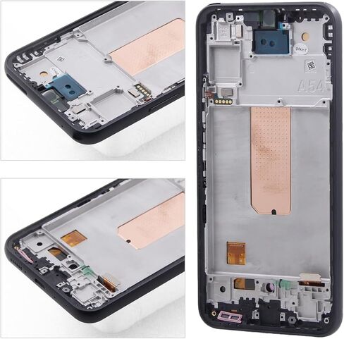 شاشة OLED لهاتف Samsung Galaxy A54 5G بديلة لشاشة Galaxy A54 5G SM-A546 شاشة LCD تعمل باللمس مع مجموعة أدوات (إطار أسود) in Kuwait