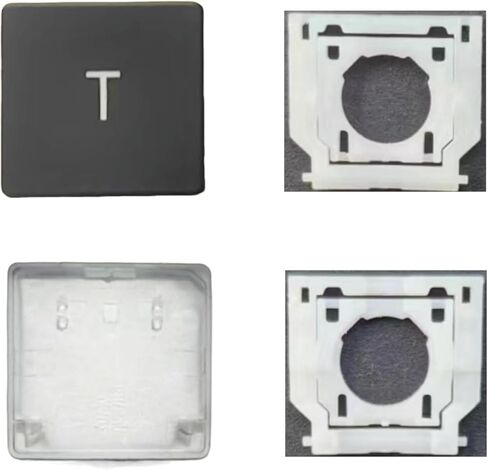 Replacement Letter T Keycap Keys and Hinges Compatible for Surface Laptop 3/4/5/6 13.5/15inch 1867 1868 1872 1873 1950 1951 1953 1958 1959 1978 1979 Keyboard Key Cap (Black) in Saudi Arabia