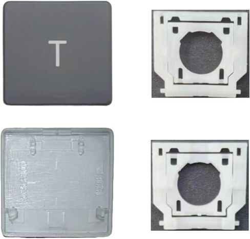 Replacement Letter T Keycap Keys and Hinges Compatible for Surface Laptop 3/4/5/6 13.5/15inch 1867 1868 1872 1873 1950 1951 1953 1958 1959 1978 1979 Keyboard Key Cap (Black) in Saudi Arabia
