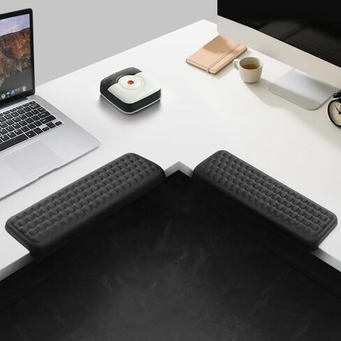 2 PCS Desk Edge Cushion Forearms - L-Shaped Desk Elbow Pad Comfortable Arm Rest for Office/Home/Gaming in Kuwait
