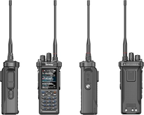 Tenway TP-900 PRO 10W Handheld CB Radio | GPS/APRS/Bluetooth Programming, NOAA Alert, AM/FM/SW/MW/LW RX, Spectrum Analyzer Tri-Band Emergency Ham Radio Type-C Walkie Talkie for Outdoor Camping Hiking in Kuwait