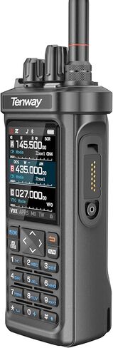 Tenway TP-900 PRO 10W Handheld CB Radio | GPS/APRS/Bluetooth Programming, NOAA Alert, AM/FM/SW/MW/LW RX, Spectrum Analyzer Tri-Band Emergency Ham Radio Type-C Walkie Talkie for Outdoor Camping Hiking in Kuwait