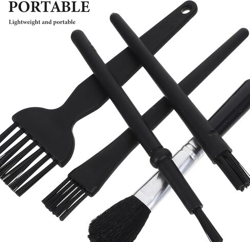 5pcs Computer Keyboard Cleaning Brush, Anti-Static Nylon Electronics Cleaning Brush Kit, for Computer Keyboard, Printer, Phone, Sewing Machine, Car Interior Detailing in Kuwait