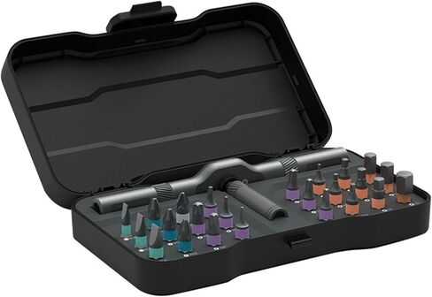 AUNMAS 24 in 1 Magnetic Set, Detachable Ratchet Handle Tool Kit with Storage, for Furniture Electronics Appliances Computers Motorcycles in Kuwait