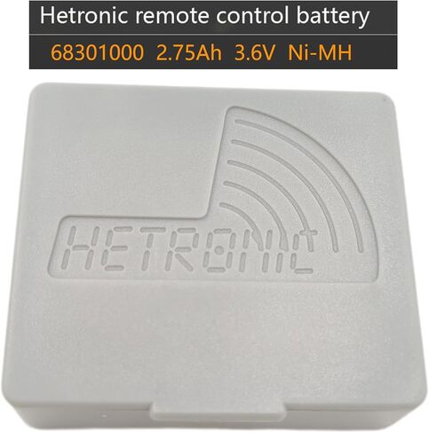 68300900 68301000 3.6V 2.75Ah Ni-MH Grau/بطارية رمادية قابلة لإعادة الشحن لجهاز التحكم عن بعد HETRONIC، حزمة من 2 in Kuwait
