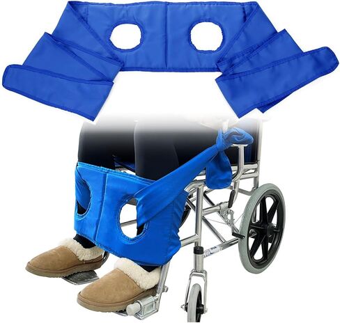 Wheelchair Leg Rest Seat Belt Foot Strap Medical Restraints Safety Belt for Elderly Adult Harness Wheelchair Foot Rest Accessories Support Soft Restraints Bed Universal for Seniors Dementia Disabled in Saudi Arabia