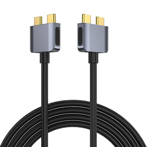 قاعدة توصيل كابل USB C مزدوج من Tobenone، طول السلك 70 سم (27.56 بوصة تقريبًا)، يشمل هذا الطول القابس in Kuwait