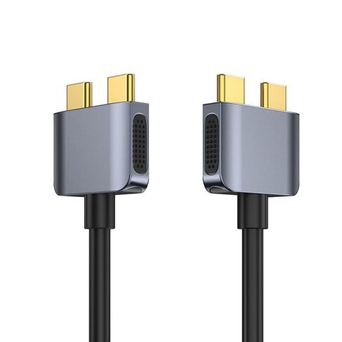 قاعدة توصيل كابل USB C مزدوج من Tobenone، طول السلك 70 سم (27.56 بوصة تقريبًا)، يشمل هذا الطول القابس in Kuwait