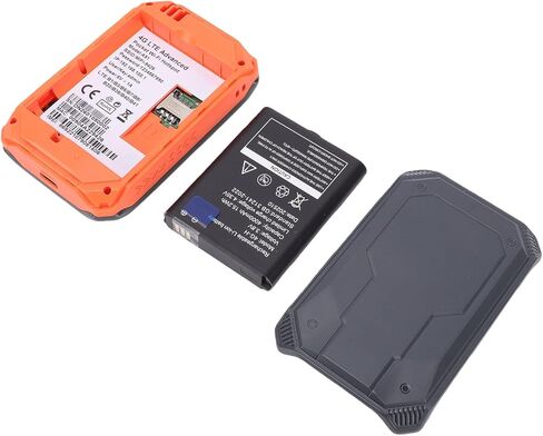 راوتر WLAN المحمول 4G، نقطة اتصال واي فاي محمولة مع شاشة LCD، فتحة بطاقة SIM، بطارية قابلة للشحن 4000 مللي أمبير، الإصدار الأوروبي in Kuwait