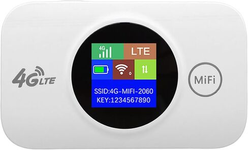جهاز التوجيه المحمول 4G LTE من GLOGLOW، سرعة 300 ميجا بت في الثانية، مثالي للسفر والتخييم والأنشطة الخارجية، جهاز التوجيه المحمول 4G LTE، مادة ABS، مستلزمات نان المنزلية اليومية in Kuwait