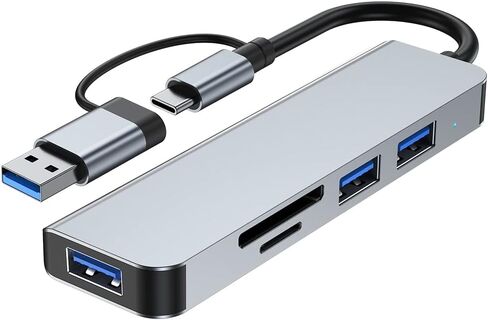 CAMVATE USB Type-C Type-A 5-in-1 Docking Station Multiport Adapter-3407 in Kuwait