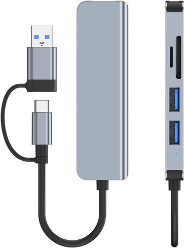 CAMVATE USB Type-C Type-A 5-in-1 Docking Station Multiport Adapter-3407 in Kuwait