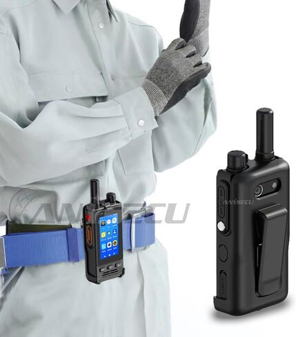 IP68 ANYSECU W63 4G Network Radio, Work with Zello PTT Real PTT Poc Radio, Android Mobile Phone US Band Frequency in Kuwait