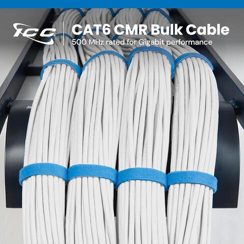 ICC CMR CAT6 UTP 500 MHz (NO SPLINE) / ICC-ICCABR6VWH / in Kuwait