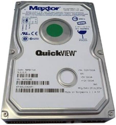 Maxtor DiamondMax 16 4R160L0 160 جيجابايت 5400 دورة في الدقيقة 2 ميجابايت كاش EIDE ATA/133 3.5 بوصة محرك الأقراص الصلبة المكتبي - مع ضمان لمدة عام in Kuwait