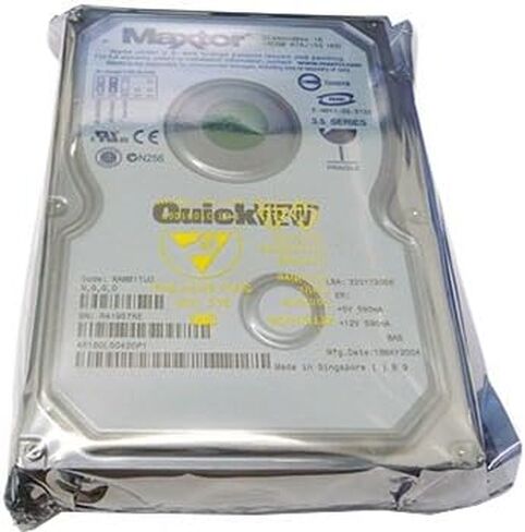 Maxtor DiamondMax 16 4R160L0 160 جيجابايت 5400 دورة في الدقيقة 2 ميجابايت كاش EIDE ATA/133 3.5 بوصة محرك الأقراص الصلبة المكتبي - مع ضمان لمدة عام in Kuwait