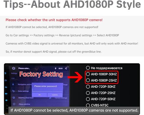 Backup Camera, License Plate Back up Camera for car, AHD 1080P 170° Wide Angle Rear View Camera, Reverse Rearview Camera for Car Vehicle SUV RV, Waterproof, Night Vision, Support AHD/CVBS in Kuwait