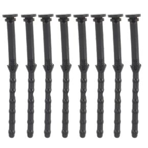 BESTYASH 8pcs Anti-Noise Silicone Rubber Computer Cooling Fan Mounting Screws for PC Case, Black Vibration Dampening Rivets Compatible Computer Components in Saudi Arabia