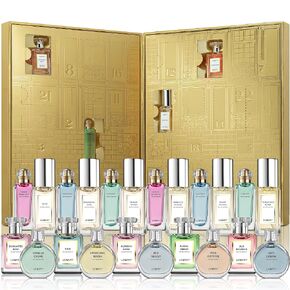 Bath and Body Gift Basket For Women – Honey Jasmine Fragrance - Home Spa Set with Hot & Cold Gel Eye Mask, Bath Bombs, Body Lotions, Gold Shimmery Travel Cosmetics Bag & More - 12 Piece Set in Kuwait