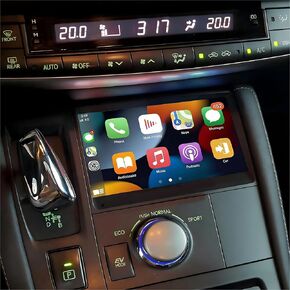 راديو ستيريو للسيارة 2+64 جيجا بايت Android 13 لسيارة Lexus CT200h / CT20، شاشة لمس 7 بوصة مع CarPlay اللاسلكي Android Auto GPS Navigation Wi-Fi Bluetooth FM Radio، كاميرا احتياطية AHD in Kuwait