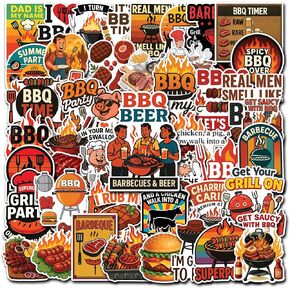 50 Pcs Beer Stickers Funny Alcohol Sticker Waterproof Drinking Vinyl Decal Fridge Cooler Water Bottle Cup Laptop Phone Cabinet Skateboard Guitar Helmet Bar Decor Gifts for Adults Men in Saudi Arabia