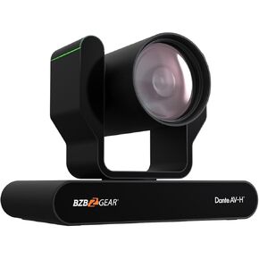 BZBGEAR BG-ADAMO4KDA12XB 12X 4K UHD Auto Tracking 12G-SDI & USB Dante AV-H Live Streaming PTZ Camera with Tally Lights Black in Kuwait