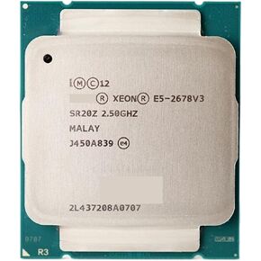 Xeon Processor E5 2678 V3 CPU 2.5G Serve LGA 2011-3 E5-2678 2678V3 PC Desktop for X99 Motherboard in Kuwait