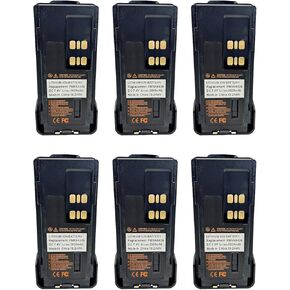 6 حزمة PMNN4409 PMNN4409AR 2600mAh بطارية ليثيوم أيون ل XPR7550 XPR7550e XPR7580 XPR7580e XPR7350e XPR3300 XPR3300e XPR3500e APX1000 APX3000 APX4000 PMNN4448 in Kuwait