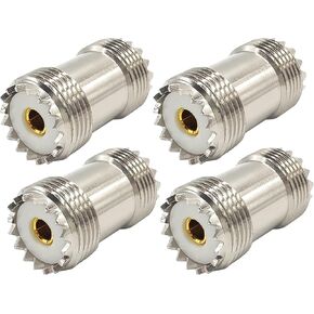 UHF Female to Female Coaxial Barrel Adapter SO239 Coupler Jack Connector for CB Ham Radio SWR Meter Cable Extension in Kuwait