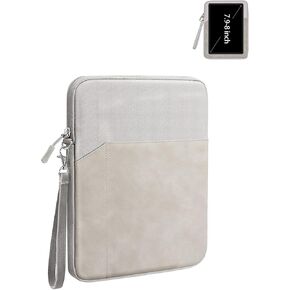 Tablet Sleeve Case 8–9 Inch, WUNIAK 360° Protective Splash-Resistant Carrying Bag for iPad, Tablet Computer, E-Reader & Drawing Tablet，Light Grey. in Kuwait