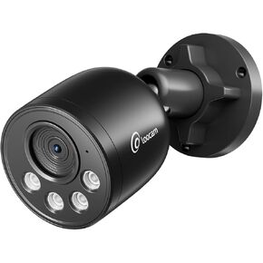 كاميرا Loocam 4MP PoE IP خارجية داخلية، كاميرات مراقبة رصاصة لأمن المنزل، اكتشاف ذكي للإنسان/المركبة، رؤية ليلية بالأشعة تحت الحمراء، ميكروفون مدمج، IP66 مقاوم للطقس، نظام أمان NVR متوافق in Kuwait