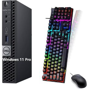 Dell OptiPlex 7070 Mini Business Desktop Computer, Intel Core i5-9500T, 16GB DDR4 RAM, 256GB SSD, Displayport, Keyboard and Mouse, Windows 11 Pro (Renewed) in Kuwait