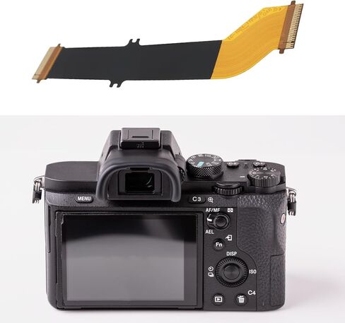 1 × كابل مرن لشاشة عرض LCD FPC متوافق مع Sony A7 II ILCE-7M2 A7RII in Kuwait
