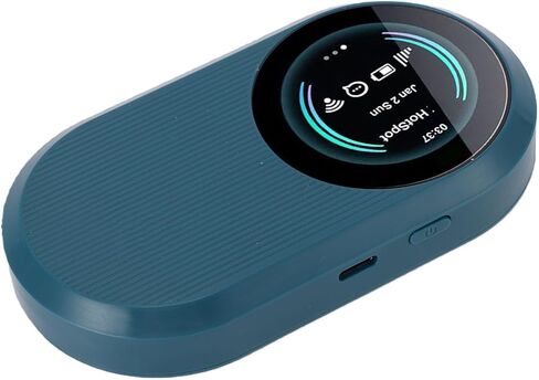 Cuifati 4G WiFi6 Mobile Router, 300Mbps High Speed Portable Hotspot with SIM Card Slot, for Travel Camping Remote Work in Asia Europe USA Canada Mexico Brazil (US Standard) in Kuwait