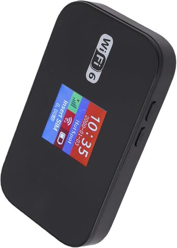 جهاز التوجيه المحمول Cuifati 4G، نقطة اتصال واي فاي محمولة مع بطارية 3000 مللي أمبير في الساعة للسفر والمكتب والمنزل، ويدعم فتحة بطاقة SIM 10 أجهزة (معيار الولايات المتحدة) in Kuwait