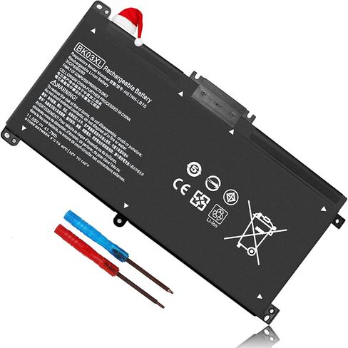 BK03XL 916811-855 بطارية الكمبيوتر المحمول HP Pavilion X360 14 14m, 14m-ba114dx 14m-ba011dx 14m-ba013dx 14-ba253cl 14-ba125cl 14-ba175nr 14m-ba015dx 14-ba051cl bk03041xl 916366-421 541 TPN-W125 HSTNN-LB7S in Kuwait