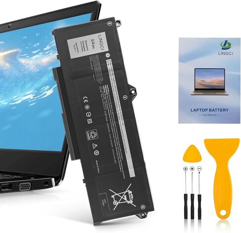 07KRV Laptop Battery Replacement for Dell Latitude 5530 5430 Precision 3570 P137P P104F Y86WG M69D0 P137G004 P137G005 P137G006 H4PVC 078FWY 4FVJG 3625mAh 58Wh 15.2V Li-Polymer in Saudi Arabia