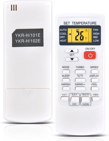 جهاز تحكم عن بعد بديل جديد لـ COSTWAY، Della، YITAHOME، Albott، GLACER، JustSmart، RELAX4LIFE، SIMOE، DORTALA، PETSITE Mini Split Air Conditioner (وحدتي فهرنهايت ودرجة مئوية) in Kuwait