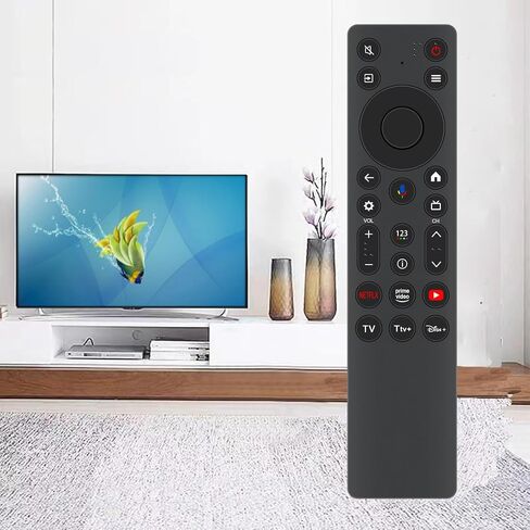 جهاز تحكم عن بعد صوتي بديل جديد مناسب لسلسلة TCL QM6K QM7K QD-MINI LED QLED 4K UHD Smart TV 55QM6K 65QM6K 75QM6K 85QM6K 98QM6K 50QM6K 55QM7K 65QM7K 75QM7K 85QM7K 98QM7K 115QM7K in Kuwait