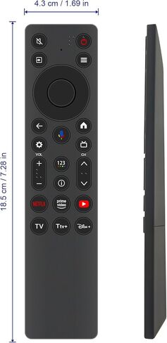 جهاز تحكم عن بعد صوتي بديل جديد مناسب لسلسلة TCL QM6K QM7K QD-MINI LED QLED 4K UHD Smart TV 55QM6K 65QM6K 75QM6K 85QM6K 98QM6K 50QM6K 55QM7K 65QM7K 75QM7K 85QM7K 98QM7K 115QM7K in Kuwait
