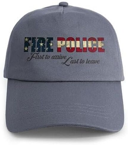CafePress Fire Police Flag Adjustable Baseball Cap in Saudi Arabia