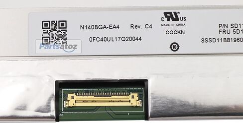 NT140WHM-N43 V8.3 N44 N46 NT140WHM-N34 NT140WHM-N49 N51 NT140WHM-N61 N140BGA-EA4 B140XTN07.2 14" HD 1366X768 30Pin Laptop LCD Screen Panel LED Display Replacement (HD Non Touch No Tabs) in Kuwait
