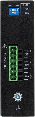 MS1-L05G01F. Industrial Network Switch, 5-Port Lite-Managed, RJ45/SFP Interface, 1.22x5.35x4.31 inch, 0.62 lb, DIN-Rail Mount, Metal Housing, 20-57 VDC. in Kuwait