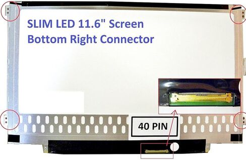 N116BGE-L32 Rev.C2 ~ 11.6 WXGA HD LED LCD Replacement Screen MATTE / Non-Glare (or compatible) by HP in Kuwait