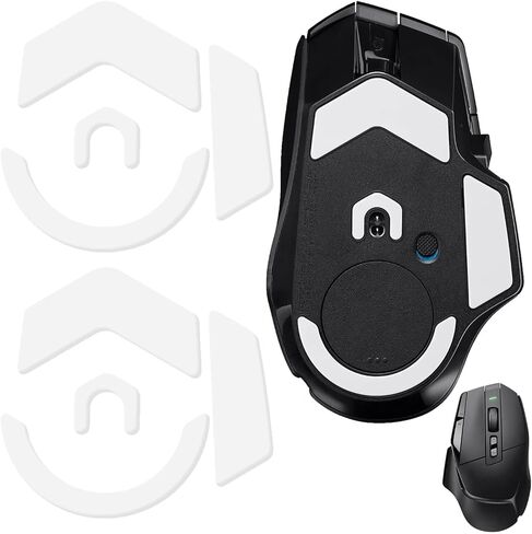 مجموعتان من زلاجات الماوس G502 X، أقدام بديلة PTFE متوافقة مع Logitech G502 X Lightspeed Wireless/ G502 X ماوس ألعاب سلكي، وسادة تزلج ناعمة ومتينة (0.7 مم/أبيض) in Kuwait